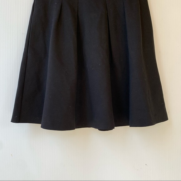 Madewell Bistro Pleated Black Mini Skirt B5459 - Picture 8 of 15